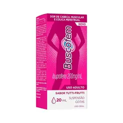 Buscofem Ibuprofeno 200mg/ml Gotas Tutti-Frutti - 20ml