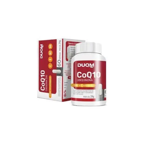 Coenzima CoQ-10 com Vitaminas Duom - 60 Cápsulas