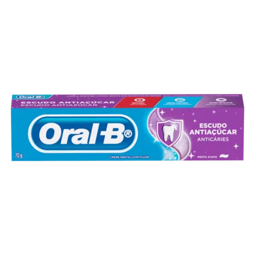 Creme Dental  Escudo Antiaçúcar Oral-B - 70g