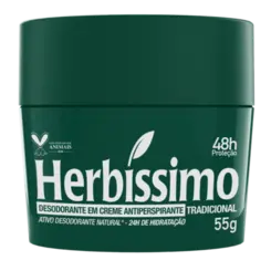 Desodorante Antitranspirante Creme Tradicional 48h Herbíssimo - 55g
