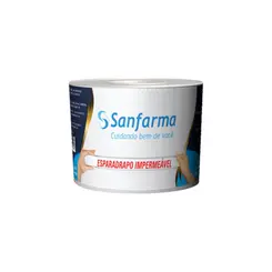 Esparadrapo Impermeável Branco 25mm x 0,9m Sanfarma - 1 Unidade