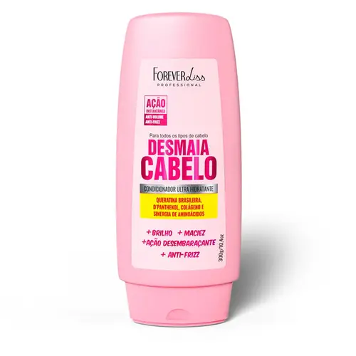 Condicionador Desmaia Cabelo Brilho Forever Liss - 300ml