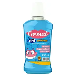 Enxaguante Bucal Sem Álcool Fini Dentaduras Com Flúor Carmed -  250ml