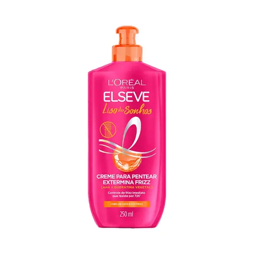 Creme para Pentear Liso dos Sonhos Extermina Frizz Elseve L'oréal Paris - 250ml