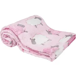 Mantinha Ovelhinha Rosa Buba - 1 unidade