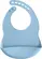 Babador Pega Migalhas Em Silicone Azul Buba - 1 unidade