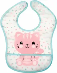 Babador com Bolso  Gatinha Buba - 1 unidade