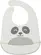 Babador Em Silicone Com Pega-Migalhas Gumy Off White Buba - 1 unidade
