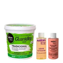Guanidina Mild Cabelos Finos E Delicados Salon Line - 215g