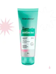 Gel de Limpeza Facial Antiacne Hidrabene - 120g