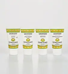 Kit Minis Terrapeutics Castanha Sabonete Líquido 50ml + Shampoo 50ml + Condicionador 50ml + Hidratante 50ml Granado - 1 Unidade