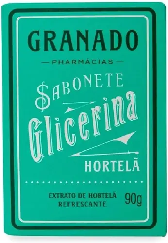 Sabonete em Barra Glicerina Hortelã  Granado - 90g