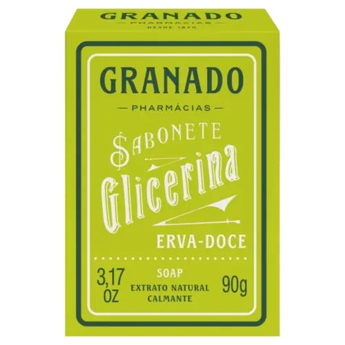 Sabonete em Barra Glicerina Erva Doce Granado - 90g