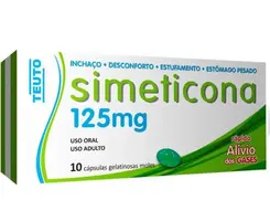 Simeticona 125mg Genérico Teuto -  10 cápsulas