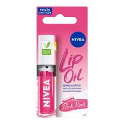 Brilho Labial Nutritivo Nivea  Lip Oil Pink Rock - 5,5ml