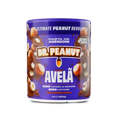 Pasta de Amendoim Sabor Avelã Dr. Peanut - 600g