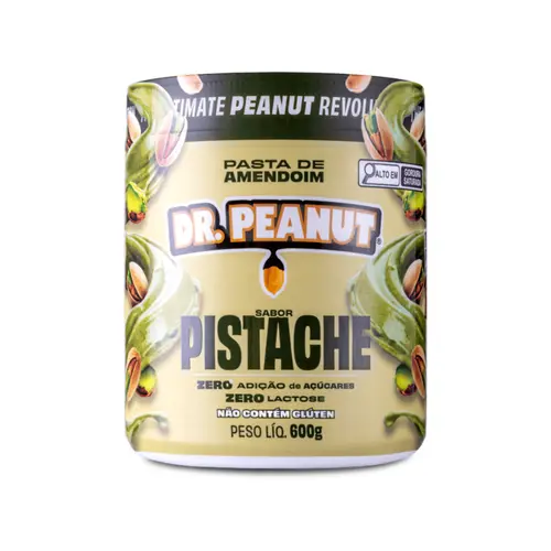 Pasta de Amendoim Sabor Pistache Dr. Peanut - 600g