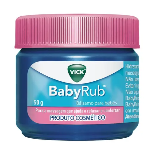 Vick BabyRub Pomada Calmante Infantil - 50g