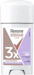 Desodorante Stick Creme  Clinical Extra Dry Feminino 96h Rexona - 58g