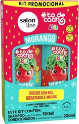 Kit Shampoo + Condicionador To de Cachos Morango Salon Line - 300 ml