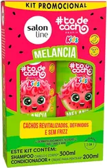 Kit Shampoo + Condicionador To de Cachos Melancia Salon Line - 300 ml