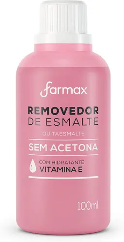 Removedor Esmalte Sem Acetona Hidratante Farmax - 100ml