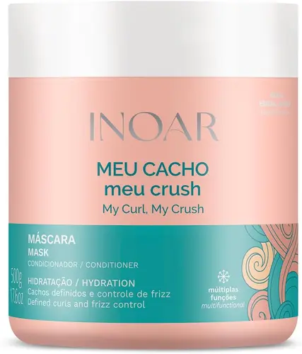 Máscara Capilar Meu Cacho, Meu Crush Inoar - 500g