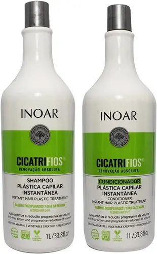 Kit Cicatrifios Shampoo + Condicionado Inoar - 1L