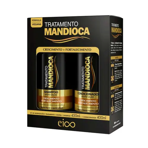 Kit  Shampoo  + Condicionador Mandioca Eico - 400ml