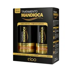 Kit  Shampoo  + Condicionador Mandioca Eico - 400ml