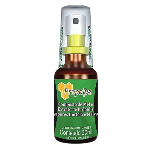 Spray de Mel e Própolis com Hortelã e Malva Propolyz - 30ml
