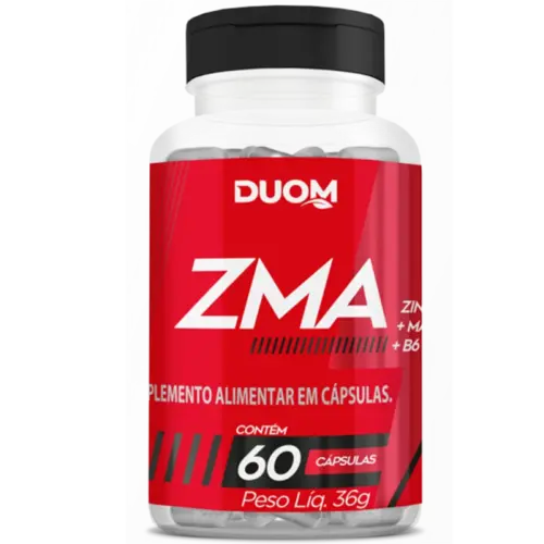 ZMA zinco+magnésio+B6 Duom - 60 Cápsulas