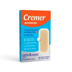 Curativo Hidrocoloide para Bolhas e Calos Cremer - 8 unidades