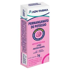 Permanganato de Potássio  100mg ADV Farma - 30 comprimidos