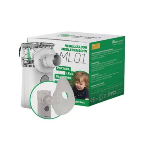 Inalador Nebulizador Ultrassônico Portátil Ml01 Medlevensohn - 1 Unidade