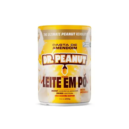 Pasta de amendoim sabor Leite em Pó Dr. Peanut  - 250g