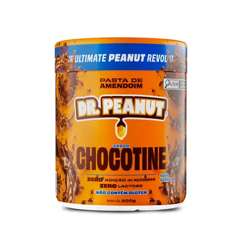 Pasta de amendoim sabor Chocotine Dr. Peanut - 600g