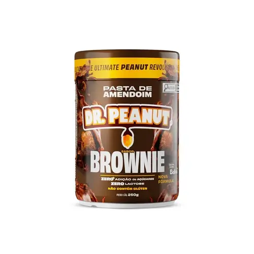 Pasta de amendoim sabor Brownie Dr. Peanut - 250g