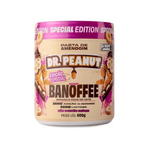Pasta de amendoim sabor Banoffee Dr. Peanut - 600g