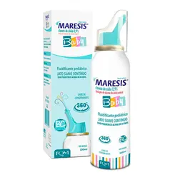 Descongestionante Nasal Infantil Cloreto de Sódio 0,9% Maresis Baby Spray Jato Suave Contínuo - 100ml