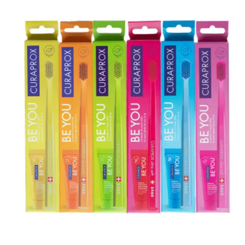 Kit Be You Creme Dental 10ml + Escova 5460 Ultra soft Curaprox - 1 Unidade