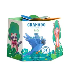 Kit Sabonete Infantil  6 unidades Mix Granado - 90g