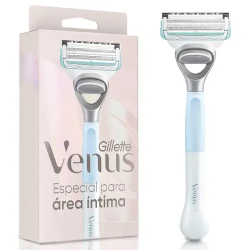 Aparelho de Depilar Recarregável Gillette  Especial para Área Íntima Venus - 1 Unidade