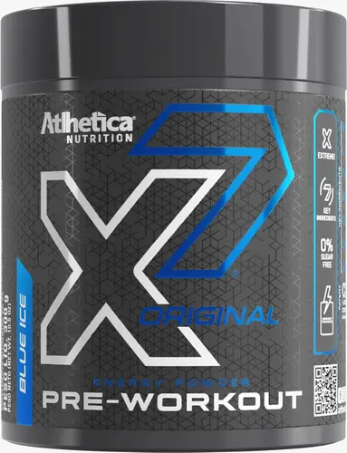 Pré Treino X7 Original Blue Ice  Atlhetica - 300g