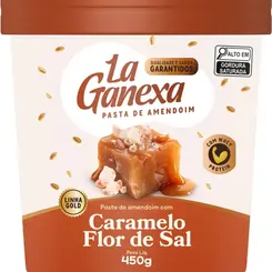 Pasta de Amendoim Caramelo Flor de Sal La Ganexa - 450g