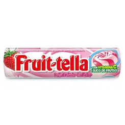 Bala Morango Com Creme de Leite  Fruit Tella - 45g