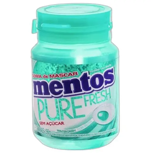 Chiclete Pure Fresh Wintergreen Mentos - 56g