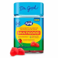 Polivitamínico Kids  Dr. Good Multigood Sabor Morango  Fini - 30 Gomas
