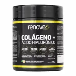Colágeno + Ácido  Hialurônico Sabor Frutas Tropicais Renova Be - 216g