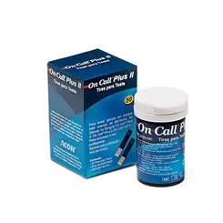 Tiras para Teste de Glicemia On Call Plus II Frasco - 50 Unidades